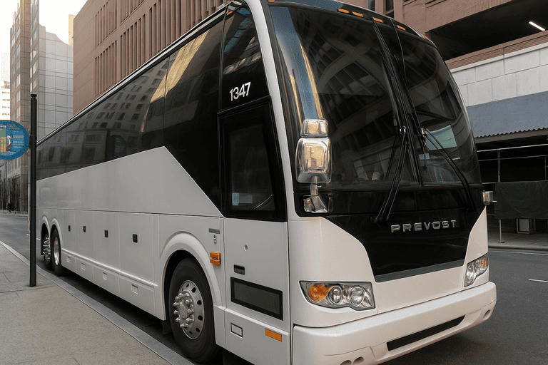 a Charter Bus Rental Chico coach bus